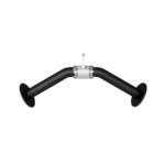 Rubberized triceps pressdown bar