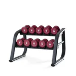 Dumbbell rack 110 cm rubberised
